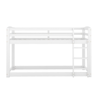 Litera para niños y adolescentes 90x200 cm, sin colchón, Blanco