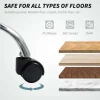 HOMCOM Executive Office Chair with 6-point Massage and Heat - Dark Brown(m-8)