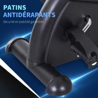 HOMCOM Mini vélo d'appartement pour jambes bras appareil de fitness avec écran LCD 35 x 40 x 31 cm noir(m-6)