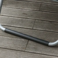 Outsunny Gartenliegen mit Kissen Sonnenliege Relaxliege ergonomisch Aluminium Texteline Dunkelgrau 160 x 60 x 65 cm(m-10)