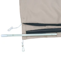 Outsunny Sonnenschirm Schutzhülle Wetterfeste Winddicht  Seilverschluss Outdoor für Ampelschirm Ø60 x 160 cm(m-9)