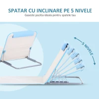 Outsunny Set 2 Șezlonguri de Plajă Pliabile cu Tetieră, Spătar Reglabil și Husă pentru Transport, 134x48x33-43 cm, Bej(m-6)