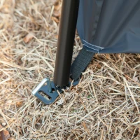 Outsunny Camping Zelt 6 Personen Zelt Familienzelt Kuppelzelt Kunstleder2000mm einfache Einrichtung für Familien Trekking Festival Stahl Glasfaser Grün 320 x 320 x 180 cm(m-11)
