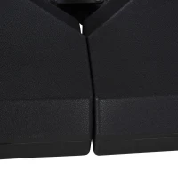 Outsunny Suport Umbrele de Plaja 4 Caramizi de Umplut cu Apa si Nisip(m-8)