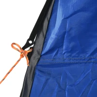 Outsunny Pop up Duschzelt Toilettenzelt Camping Umkleidezelt mit Tragetasche Mobile Outdoor Toilette Umkleidekabine Lagerzelt Dunkelblau 126 x 124 x 189 cm(m-10)