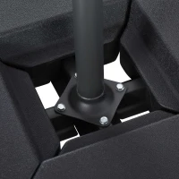 Outsunny Suport Umbrele de Plaja 4 Caramizi de Umplut cu Apa si Nisip(m-11)