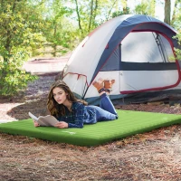 Outsunny 2 Person Camping Inflatable Mattress - Green(m-8)