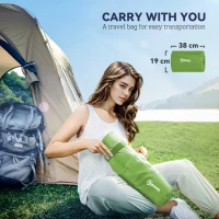 Outsunny 2 Person Camping Inflatable Mattress - Green(m-6)