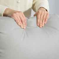 HOMCOM Poltrona de Massagem Poltrona Relax Elétrica com 4 Modos de Vibração Reclinação 145° Mesa 2 Bolsos Laterais 77x93x105 cm Cinza(m-9)