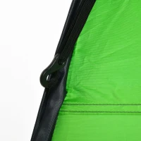 Outsunny Cort de Dus pentru Exterior cu Usa cu Fermoar, Geanta pentru Transport, 126x124x189cm, Verde(m-9)