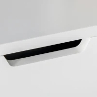 HOMCOM Bibliothèque meuble de rangement avec tiroir et étagères ouvertes, 60 x 26 x 158 cm, blanc(m-6)