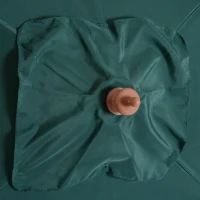 Outsunny Umbrela Dreptunghiular din Bambus si Poliester Anti-UV Verde 2x1.5x2,3m(m-10)