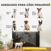 PawHut Barreira para Cães Retrátil 0-144 cm  para Cães Pequenos Barreira de Segurança para Animais de Estimação com Fecho Preto(m-8)