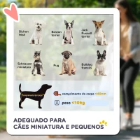 PawHut Carrinho para Animais de Estimação Carrinho para Cães Dobrável com Compartimento Desmontável 4 Portas 81x58x97,5 cm Cinza(m-4)