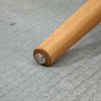 HOMCOM Akcentowy fotel w stylu skandynawskim, z ottomaną, zestaw foteli, drewno bukowe, wygląd kordu, Żółty(m-7)