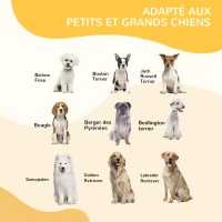 PawHut Luxe parc enclos modulable acier époxy porte verrouillable pour chiens, lapins, rongeurs, petits animaux, intérieur et extérieur 80 x 100 cm noir(m-7)