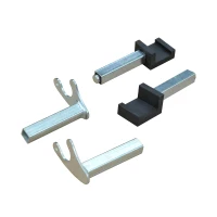 HOMCOM Descanso de Mota Suporte Traseiro Universal Portátil e Móvel – Cor Vermelho – Aço – 80x50x40 cm(m-9)