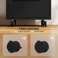 HOMCOM Three-Drawer Locking Filing Cabinet - Black(m-5)