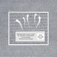 Outsunny Sonnensegel Sonnendach Sonnenschutz Dreiecke HDPE Grau 3 x 3 x 3 m(m-4)