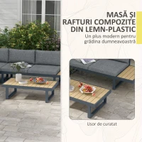 Outsunny Set de Conversatie din 4 Piese pentru Terasa(m-6)