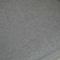 HOMCOM Canapé 2 Places Design scandinave dim. 141L x 70l x 78H cm Pieds Bois Massif Tissu Lin Gris clair(m-7)