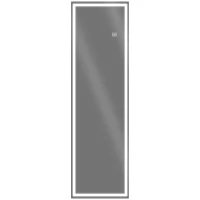HOMCOM Dimming Full Length Mirror, 120 x 40cm Long Wall Mirror with 3 Colour LED, Smart Touch, Memory Function(m-1)