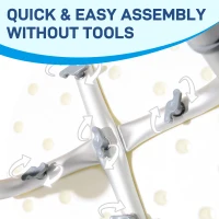 HOMCOM Height Adjustable Bath Stool, Aluminium Shower Stool with Non-Slip Pads for Elderly, Disabled, Seniors, Pregnant, White(m-8)