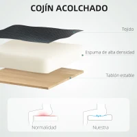 HOMCOM Conjunto de Oficina Incluye 1 Silla de Oficina de Malla Negro y 1 Alfombra Protectora 90x120 cm(m-6)