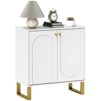 HOMCOM 2-Door Sideboard Storage Cabinet - White(m-10)
