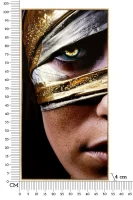 Mauro Ferretti Pânză Lacuită Nairobi cu Cadru -A- cm 52x4x101(m-7)