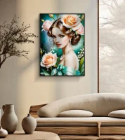 Mauro Ferretti Pânză Lacuită cu Cadru -B- cm 72x4x102 Fantasy(m-6)