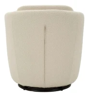Mauro Ferretti Fotoliu Pivotant Torino Crem cm 70x72x75 (Înălțime Scaun cm 44,5)(m-5)