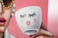 Mauro Ferretti Pictura pe Panză Spa Lux cu Cadru -H- cm 82x4x81(m-4)