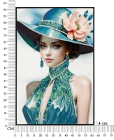 Mauro Ferretti Pictura pe Pânză Lacuită cu Cadru -B- cm 62x4x91(m-7)