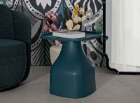 Mauro Ferretti Masă Gea Albastră cm 48x48x49(m-6)