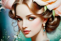 Mauro Ferretti Pânză Lacuită cu Cadru -B- cm 72x4x102 Fantasy(m-2)