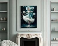 Mauro Ferretti Pictura pe Pânză Dans Lăcuit cu Cadru -B- cm 72x4x101(m-6)