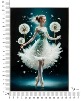 Mauro Ferretti Pictura pe Panză Dans Lacuită cu Cadru -A- cm 72x4x101(m-7)