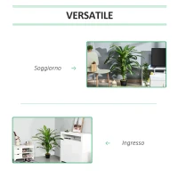 Outsunny Pianta Tropicale Decorativa Dracena Finta in Plastica con Vaso per Interno ed Esterno, Ф18 x 110cm(m-4)
