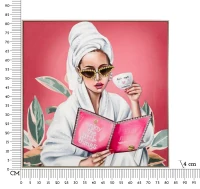 Mauro Ferretti Pictura pe Panză Spa Lux cu Cadru -H- cm 82x4x81(m-7)