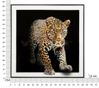 Mauro Ferretti Pictura pe Pânză Jaguar cu Cadru -A- cm 82x4x81(m-7)