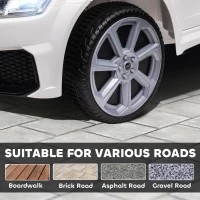 HOMCOM Masina Electrica pentru Copii AUDI TT, Auto Electrica(m-8)