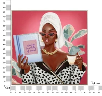 Mauro Ferretti Pictura pe Panză Spa Lux cu Cadru -B- cm 82x4x81(m-8)