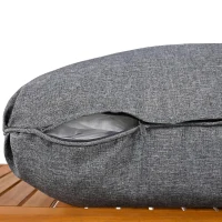 Ensemble de salon de jardin pour 5-6 personnes, ensemble de canapé d'extérieur moderne, incluant table basse, Gris(m-9)