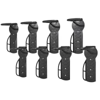 SPORTNOW 8 Pack Bike Rack, Wall Mounted Bicycle Hanger Hook, Foldable Garage Bike Wall Rack, Bicycle Storage Holder for Indoor Outdoor Use(m-11)