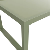 Ensemble de salon de jardin, ensemble de meubles de jardin moderne en 4 pièces en corde avec coussins de siège, Vert(m-9)