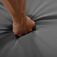 Dondolo da giardino dondolo Hollywood con cuscini di seduta e schienale rimovibili e lavabili, 2 posti, Grigio(m-6)