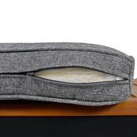 Ensemble de mobilier de jardin 4 pièces avec canapé 2 places, 2 fauteuils individuels et table, Gris Antique(m-5)