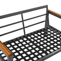 Juego de Muebles de Jardín de 4 Piezas con Sofá de 2 Plazas 2 Sillones Individuales y Mesa Beige(m-7)
