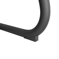 Dondolo da Giardino a 2 Posti in Metallo con Cuscino Sfoderabile, 141x109x143 cm, Grigio Scuro(m-9)